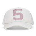 White WHITE TRUCKER HAT