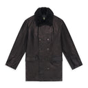 Black Oakland Wreath Winter Leather Coat