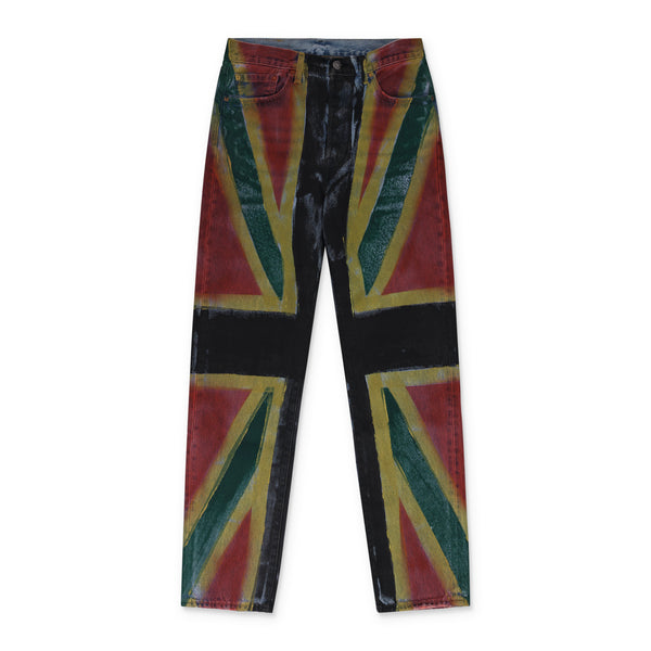 Blue Union Jack 501 Jeans