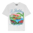 White Eden Rock Airbrush T-Shirt