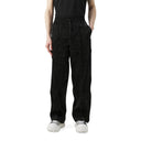 Black Elasticated Track Pants