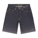 Indigo Star Dust Denim Shorts