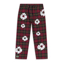 Red Cotton Wreath Pajama Pants