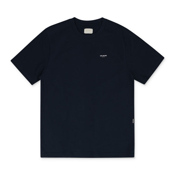 Navy SS Micro Din Logo T-Shirt