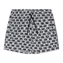 Black/White Amiri Interweave Swimtrunk