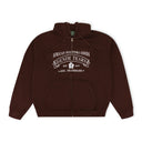 Brown ADG Zip Hoodie