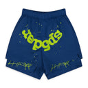 Blue OG Web Double Layer Shorts