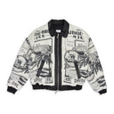 White Vouyage Bomber Jacket