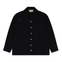 Black Long Sleeve Bowling Shirt