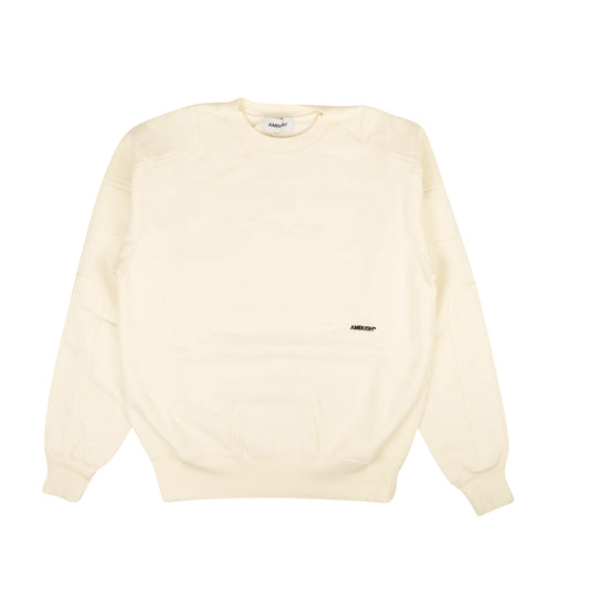 Off White Panel Crewneck Sweatshirt