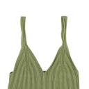 Green Gauge Summer Ribbed Tank Top