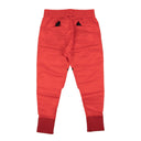 Red Satin Zipper Pants