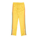 Yellow Rainbow Damaged Track Pants