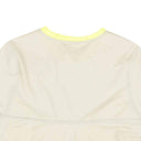 White & Yellow Ceniza Drawstring Pegadita Baby Tee