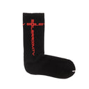 Black & Red SK1 Holy Boiler Logo Socks