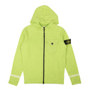 Lime Knit Wool Blend Zip-UP Hoodie