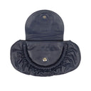 Orciani Leather Clutch Handbag - Navy