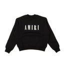 Amiri Kid'S Logo Crewneck - Black