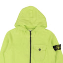 Lime Knit Wool Blend Zip-UP Hoodie