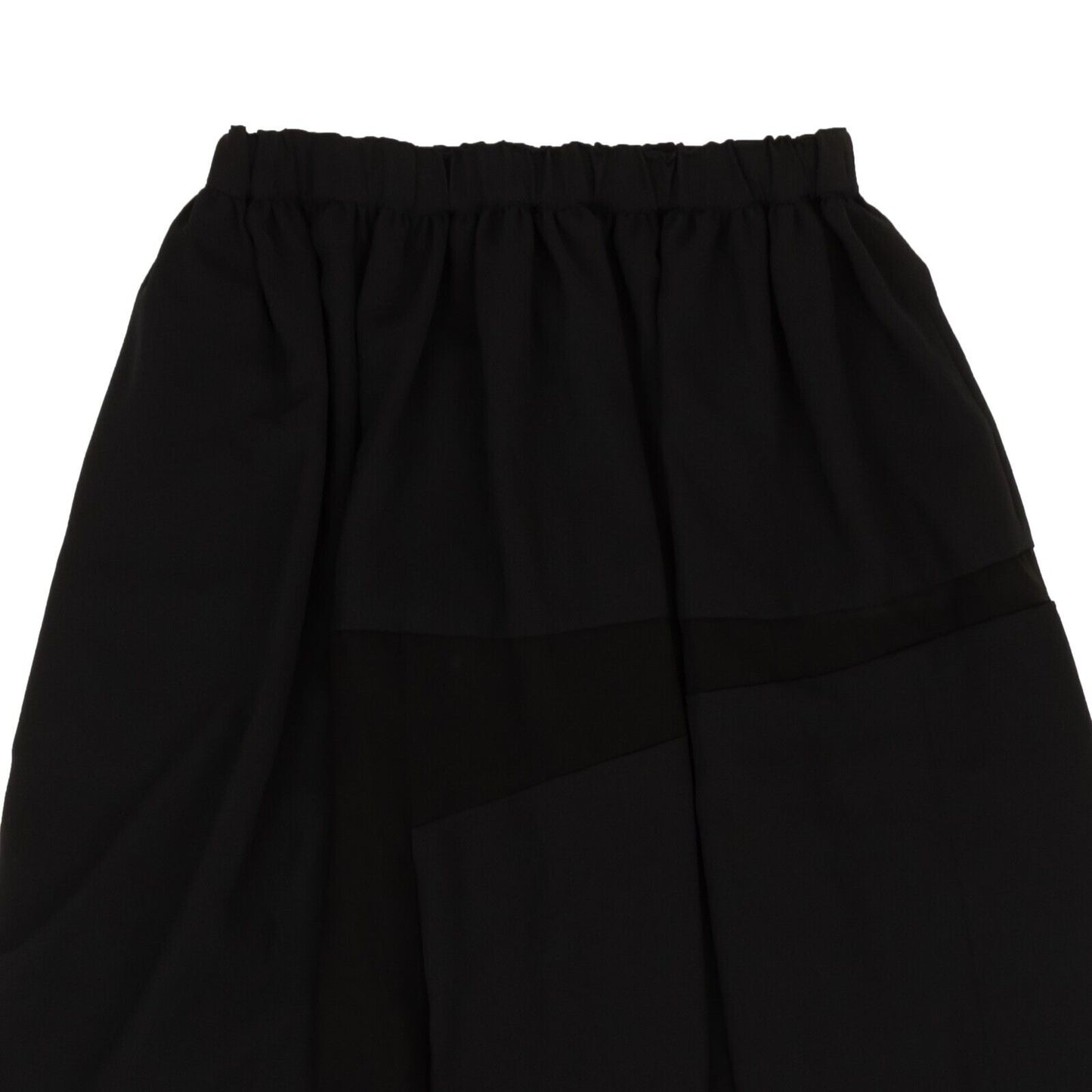 Black Raglan Midi Skirt