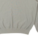 Grey Damaged 100% Wool V-Neck Sweater