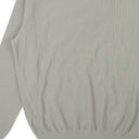 Grey Damaged 100% Wool V-Neck Sweater