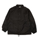 Black All Over Logo Rain Jacket