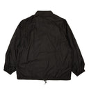 Black All Over Logo Rain Jacket
