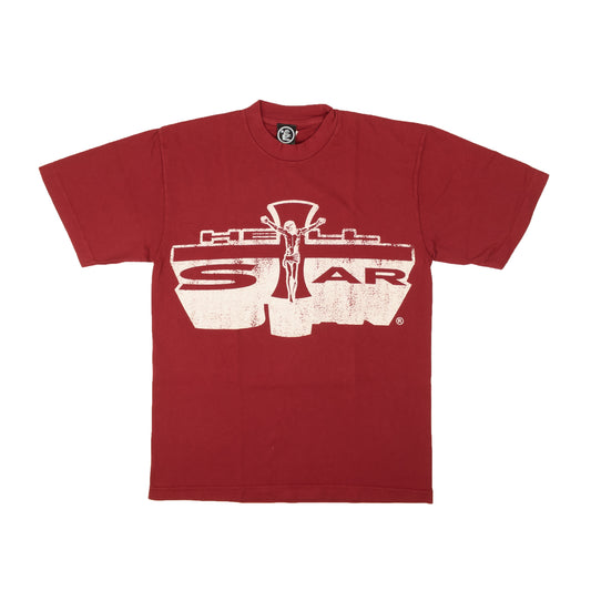 Hellstar Studios Path To Paradise Short Sleeve T-Shirt - Red