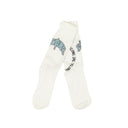 White 0 Logo Socks