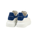 White & Paris Blue Oversized Sneakers