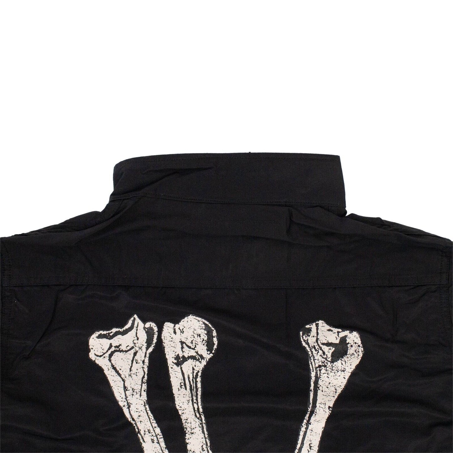 Vlone Skull Trenchcoat - Black