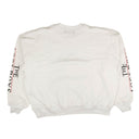 White Lost Boys Loose Fit Crewnecks Sweater