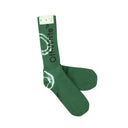 Green Tie Dye Mid Length Socks