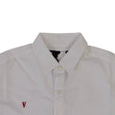 Vlone Button-Up Shirt - White/Red