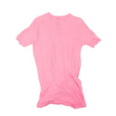 Pop Pink Double Cotton Short Sleeve T-Shirt