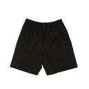 Black Cotton Cargo Bermuda Shorts