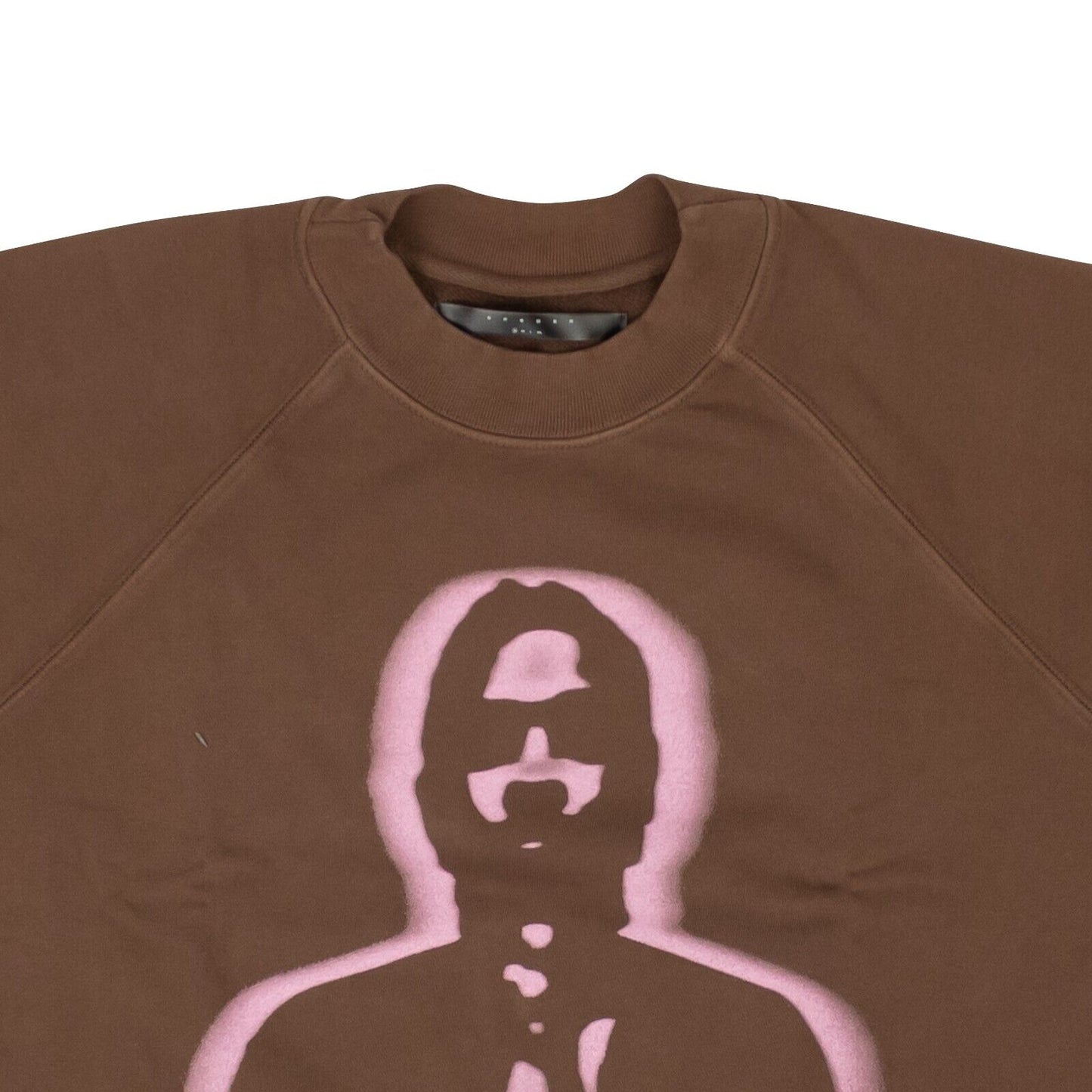 Brown Thug Pullover Crewneck Sweatshirt