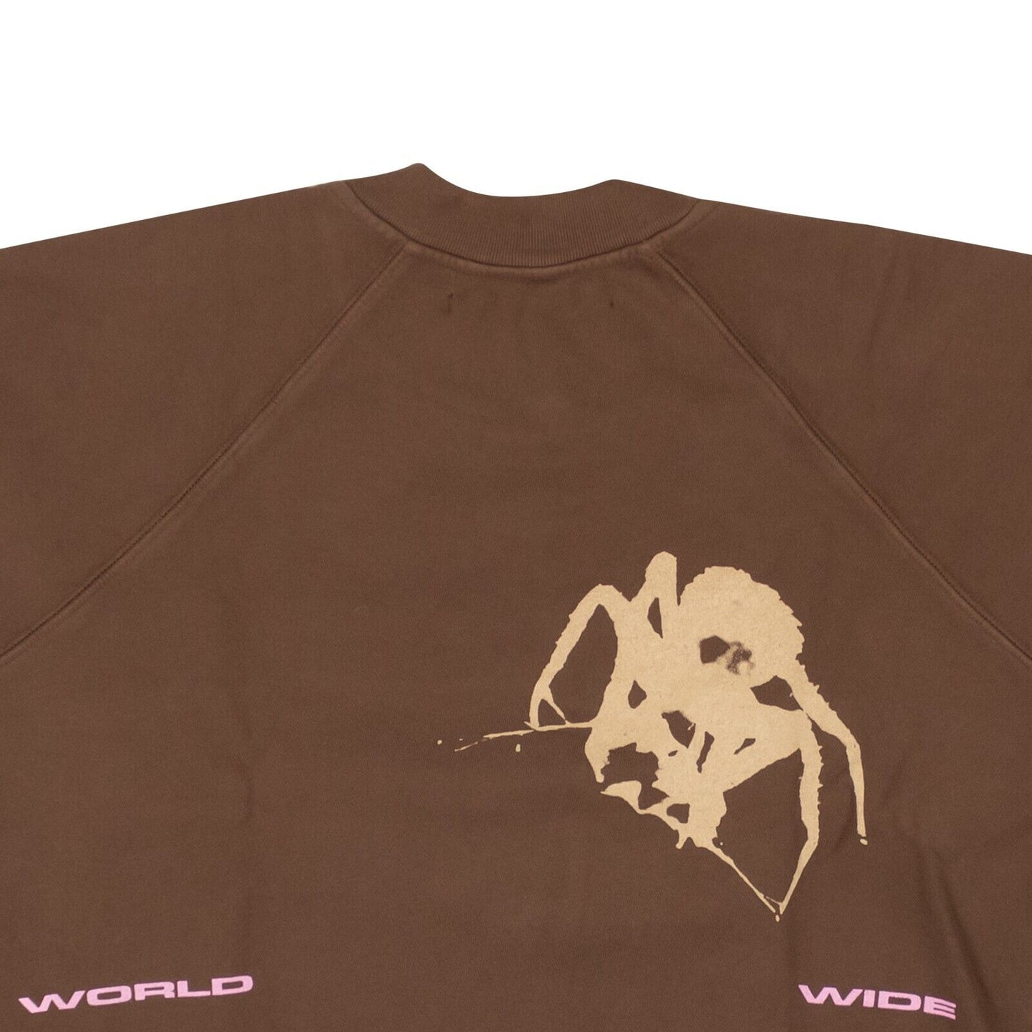 Brown Thug Pullover Crewneck Sweatshirt