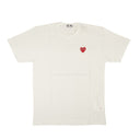 White Red Heart Logo T-Shirt