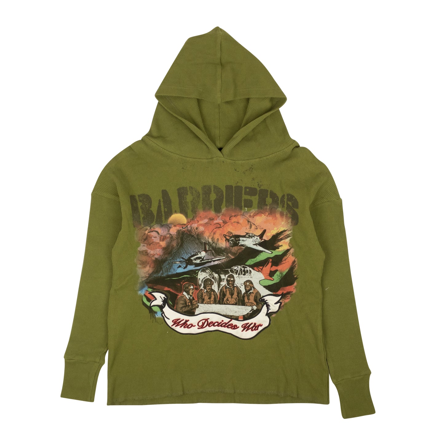 Who Decides War X Barriers Ny Tuskegee Pullover - Olive