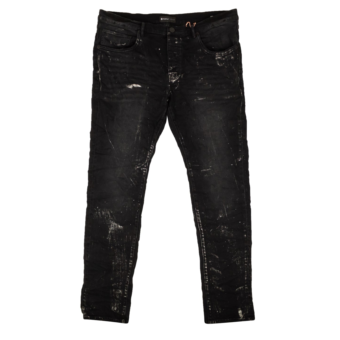 Purple Brand Metallic Jeans - Black/Silver