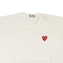 White Red Heart Logo T-Shirt