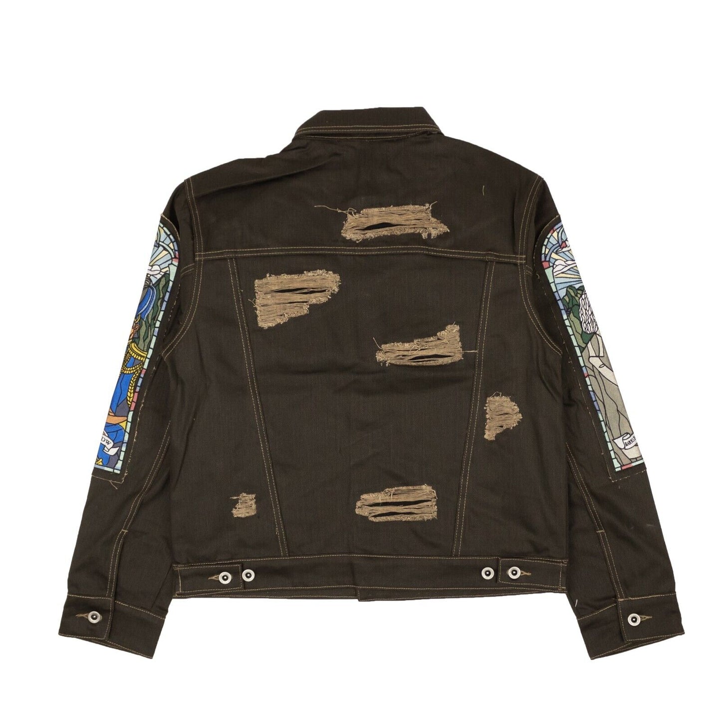 Who Decides War X Barriers Ny Monument Denim Jacket - Coal