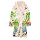 Casablanca Bleached Monogram Denim Jacket - Blue