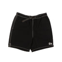 Black Cotton Ripstop Mountain Loose Shorts
