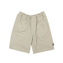 Stone Brushed Cotton Beach Elastic Waist Shorts