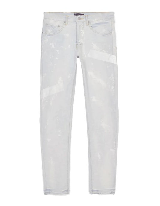 Sprayed Reflective Paint Skinny Jeans