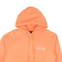 Peach Cotton Dyed Design Logo Sweatshirt