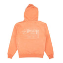 Peach Cotton Dyed Design Logo Sweatshirt